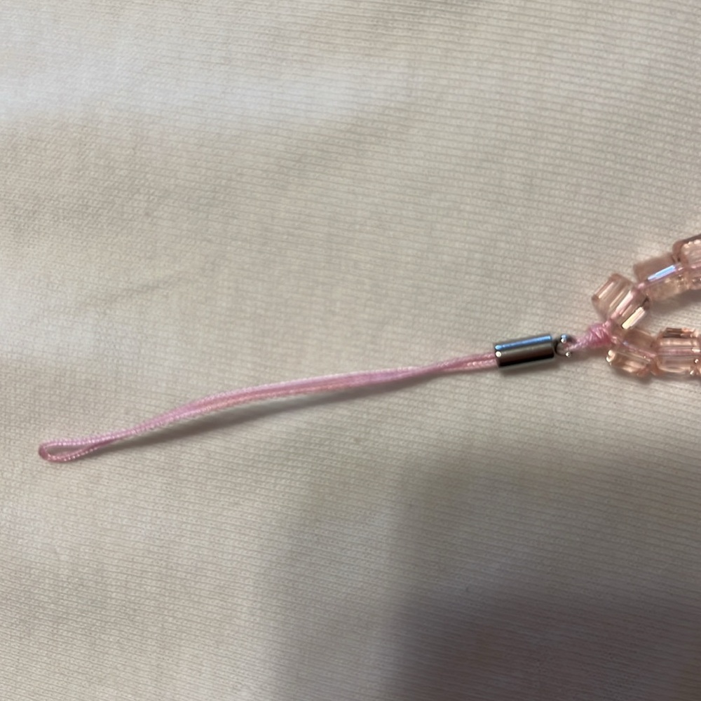 Dior Pink Beaded Phone Strap - Picture 2 of 6